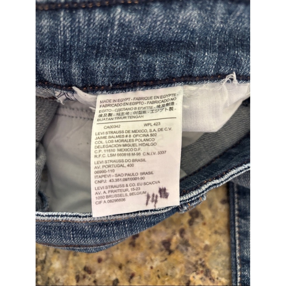 Levis Mid Rise Straight‎ Jeans Vintage women's size 12 - Picture 8 of 9